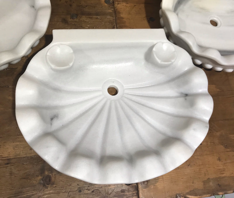 Vintage Turkish Marble Sink  #3246 (2)