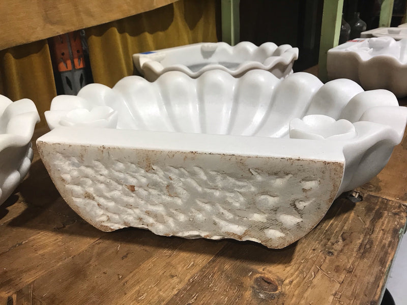Vintage Turkish Marble Sink  #3246 (2)