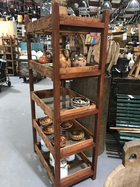 Vintage  wooden display rack  #2841.