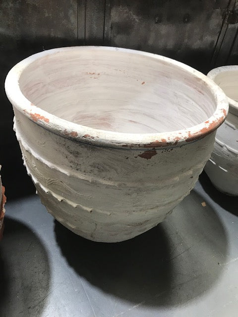 Vintage Turkish Terracotta  Big Mouth Pot #3243 (5) on hold Hannah