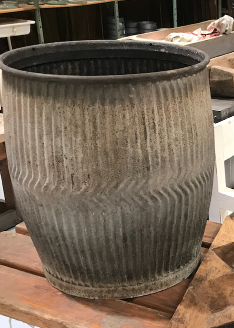 Vintage industrial English garden Dolly bin #1767