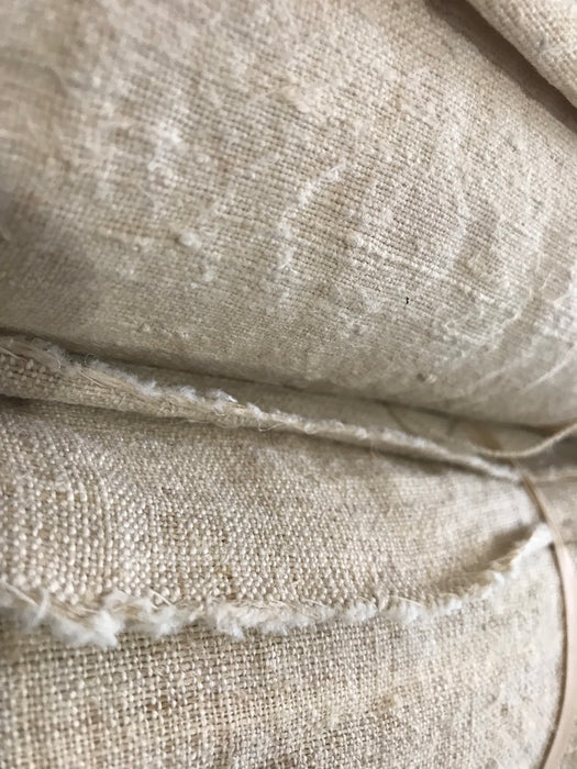 Vintage French Linen rolls old never used 1950s  #1922