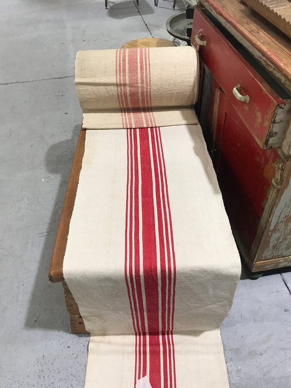 Vintage French Linen rolls old never used 1940s  #2114
