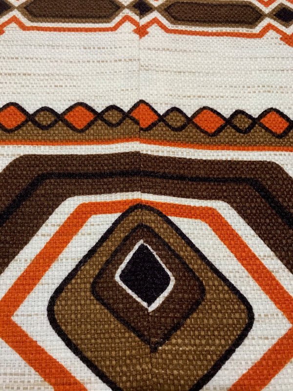 Vintage 70s Curtain   #C167  FREE AUS POSTAGE