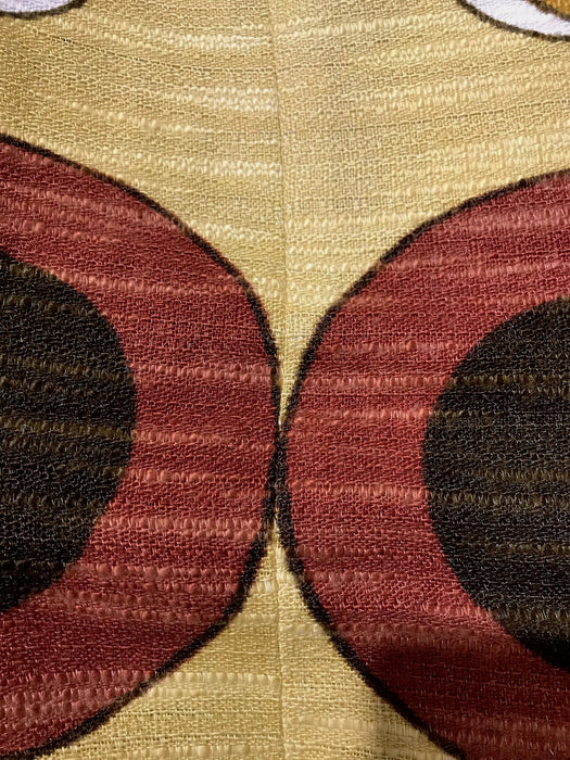 Vintage 70s Curtain   #C168  FREE AUS POSTAGE