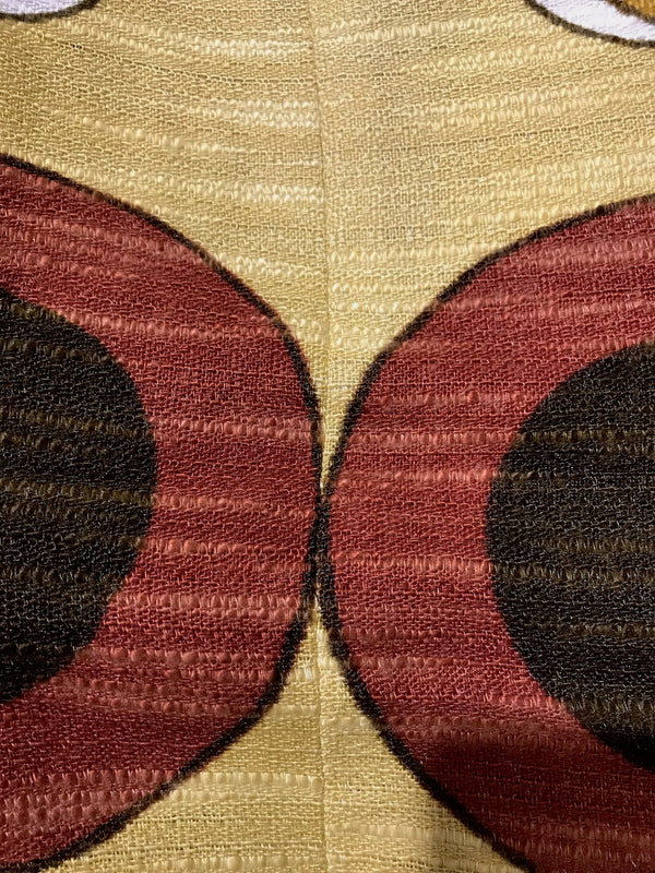 Vintage 70s Curtain   #C168  FREE AUS POSTAGE