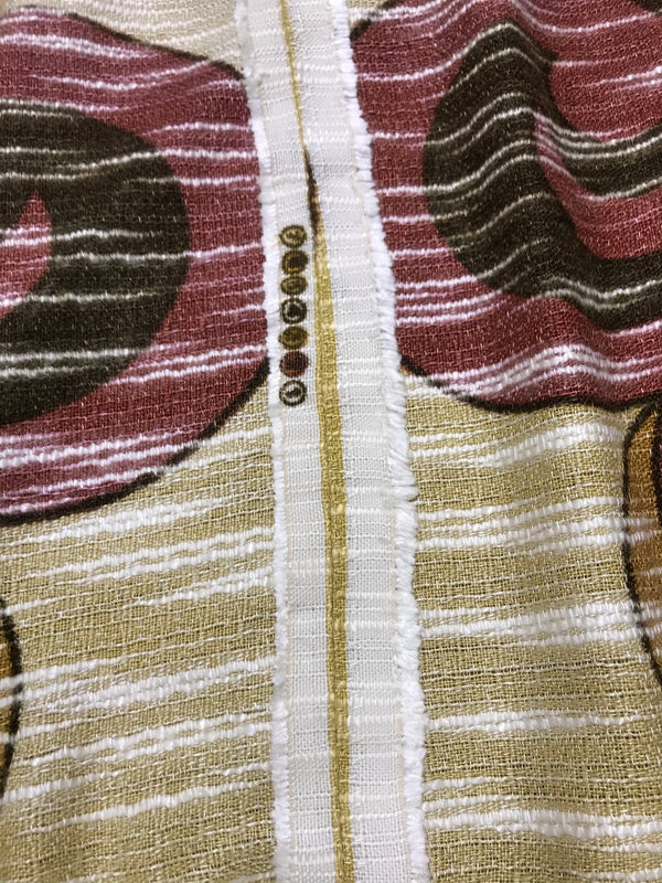 Vintage 70s Curtain   #C168  FREE AUS POSTAGE