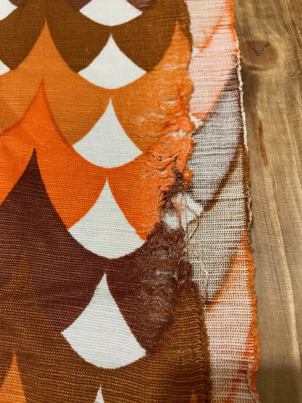 Vintage 70s Curtain   #C170  FREE AUS POSTAGE