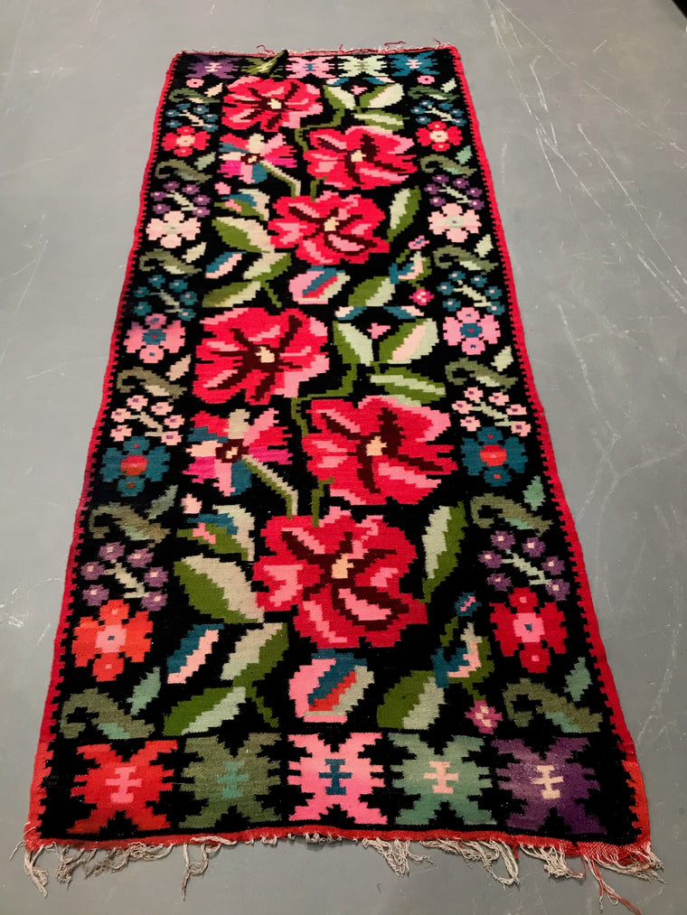 Vintage European Gypsy Carpet  #3295