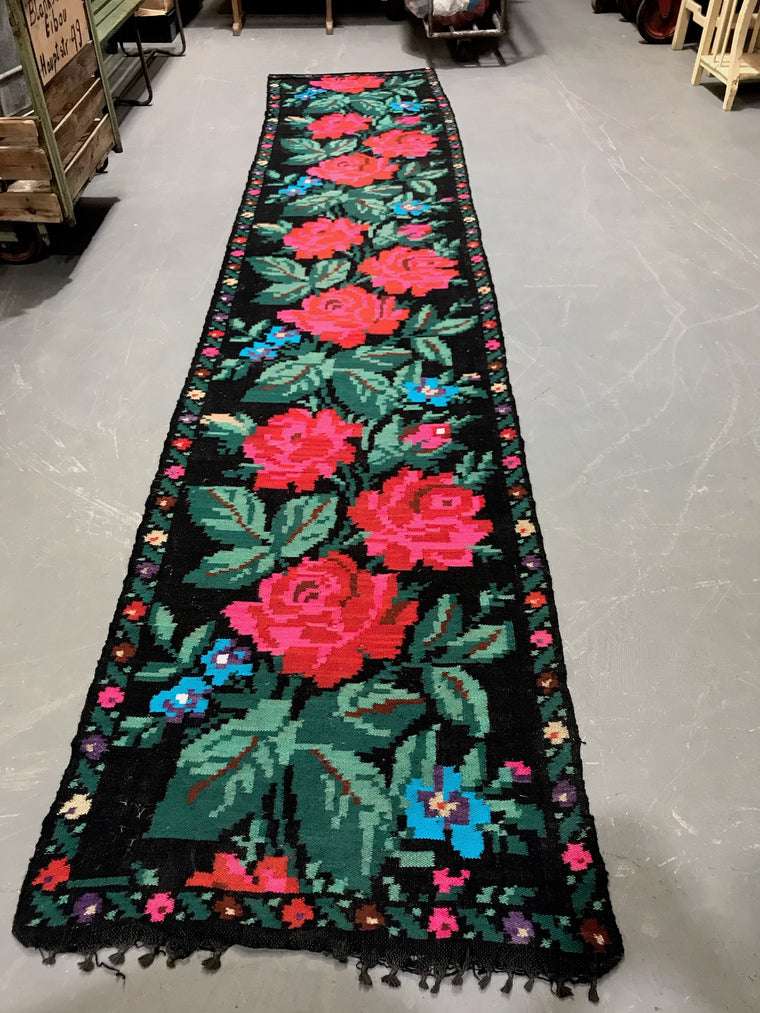 Vintage European Gypsy Carpet  #3298