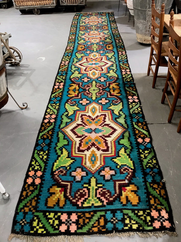 Vintage European Gypsy Carpet  #3299