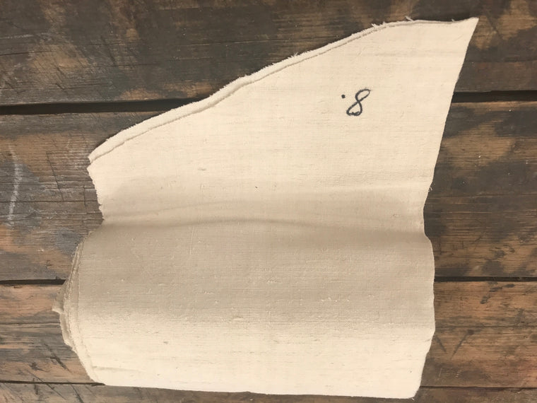 Vintage French Linen rolls old never used 1950s  #2119 8meters
