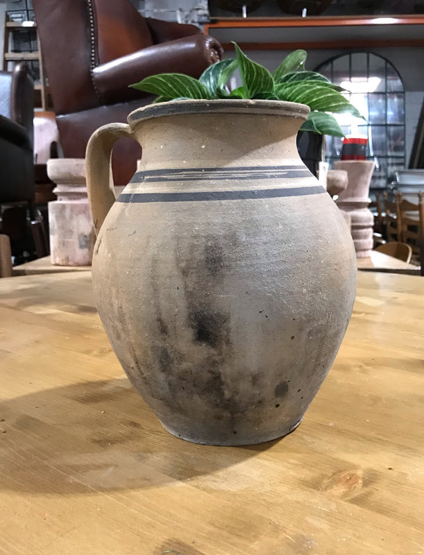 Hungarian Gypsy Terracotta Vessle/ Jug  #3351