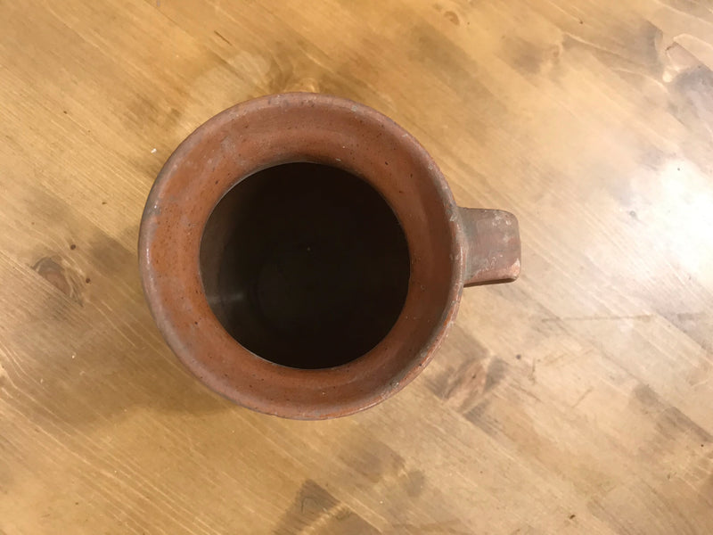 Hungarian Gypsy Terracotta Vessle/ Jug  #3355