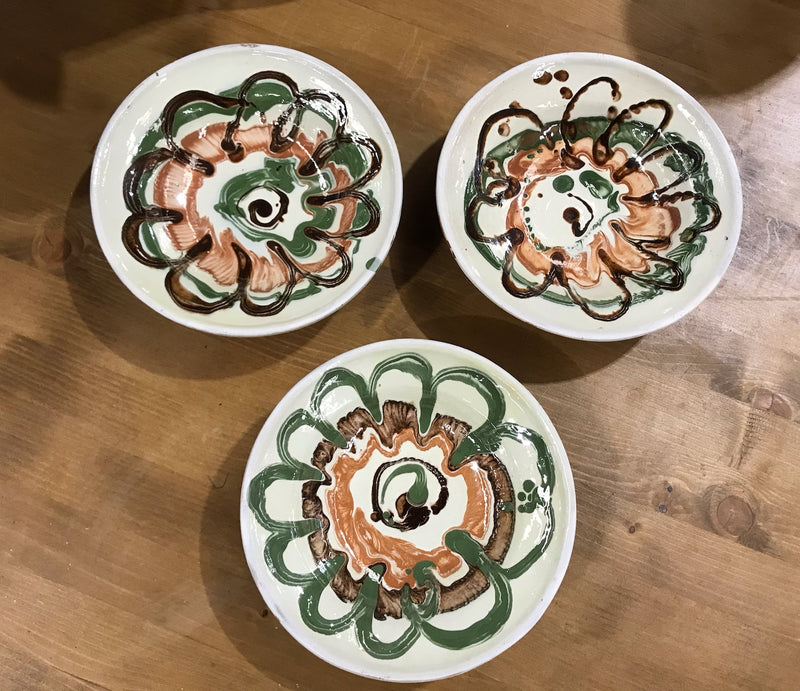 Old  Hungarian Terracotta Bowl #3374/5