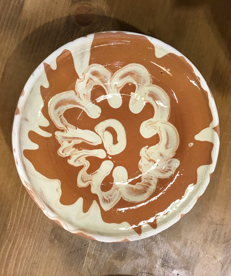 Old  Hungarian Terracotta Bowl #3375/1