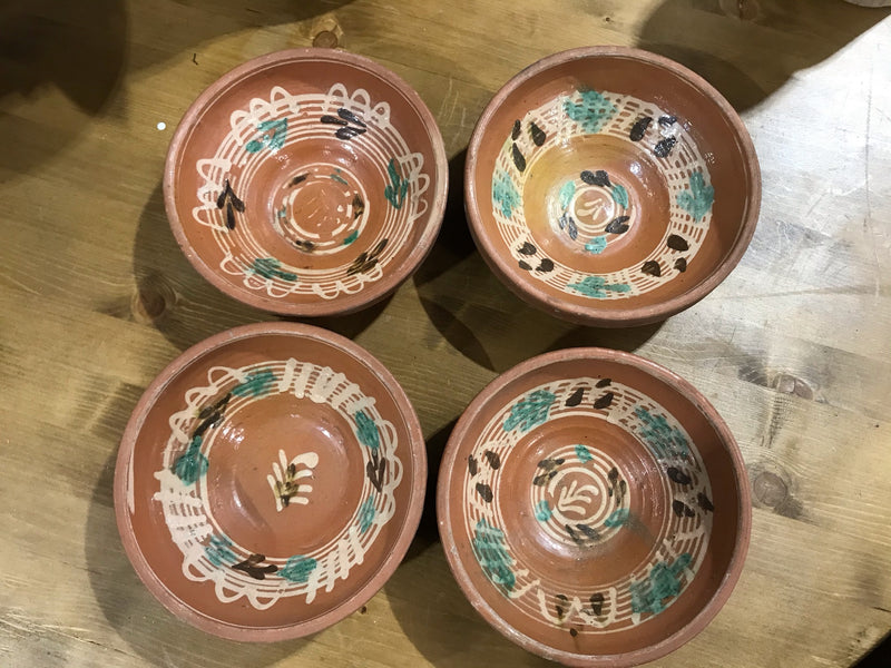 Old  Hungarian Terracotta Bowl #3378/2