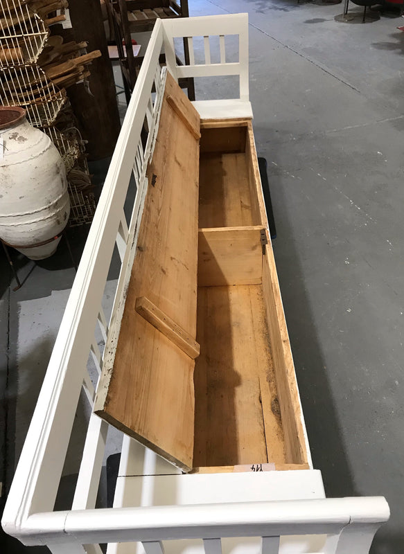 European Wooden Kitchen Box Bench  #3379