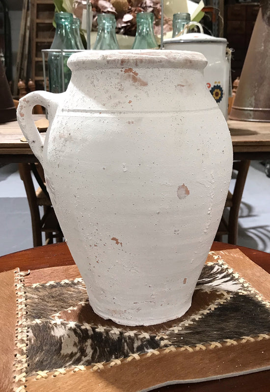 Vintage  Turkish Terracotta  Jug  #3391