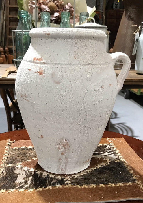 Vintage  Turkish Terracotta  Jug  #3391