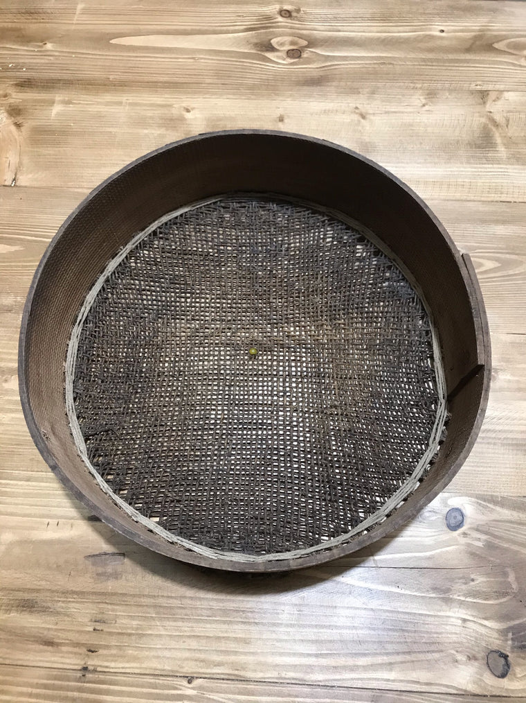 Vintage  European Wooden Sieve #3411