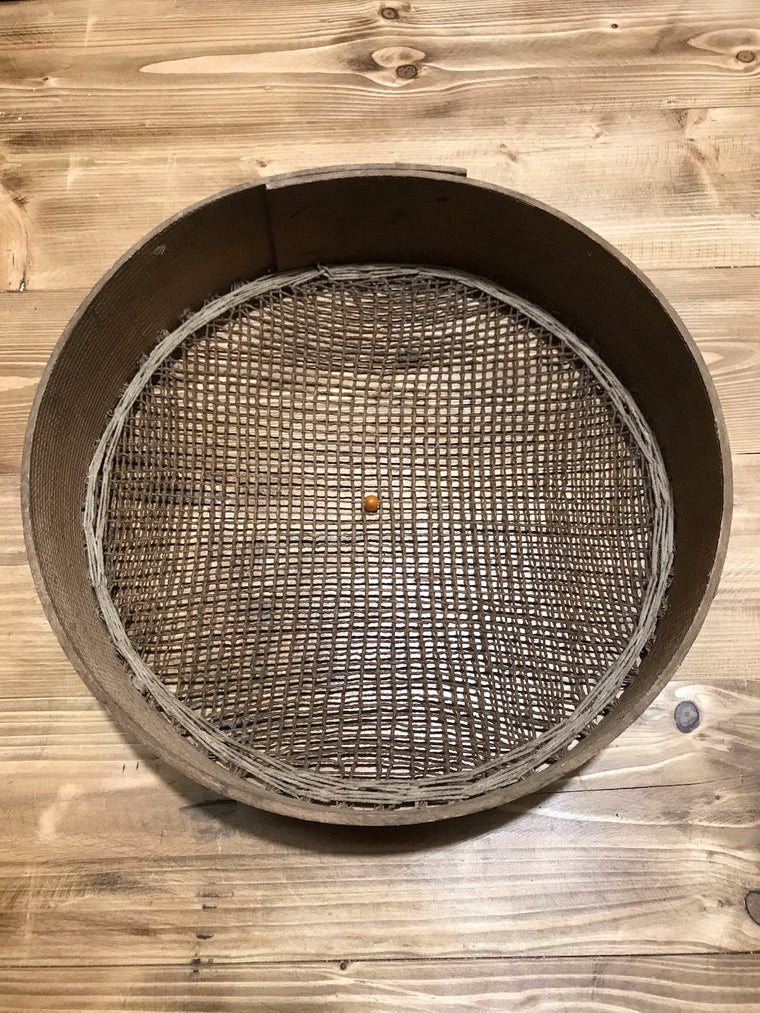 Vintage  European Wooden Sieve #3412