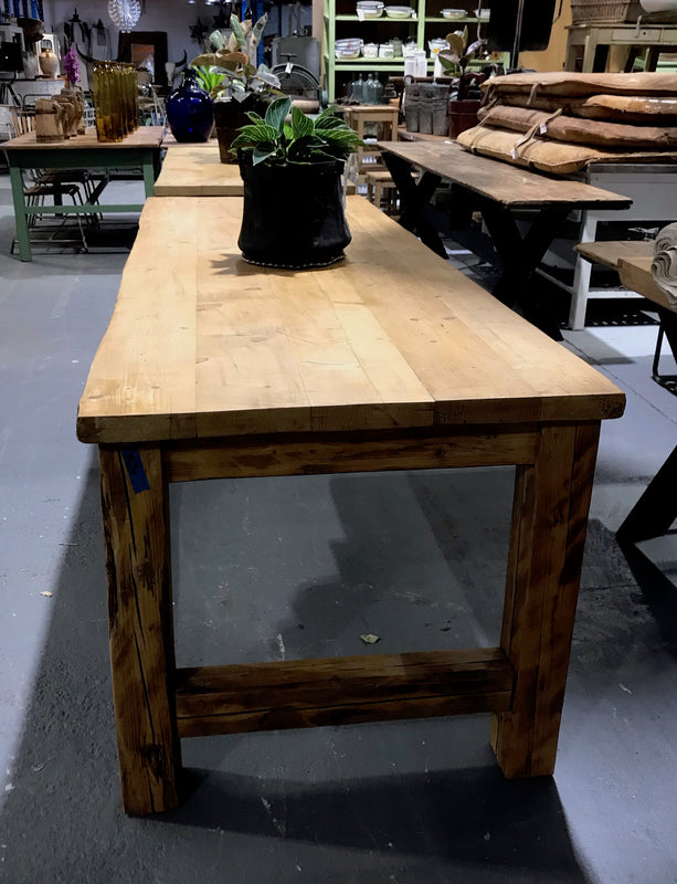 Vintage European Farmhouse  Table   #3416