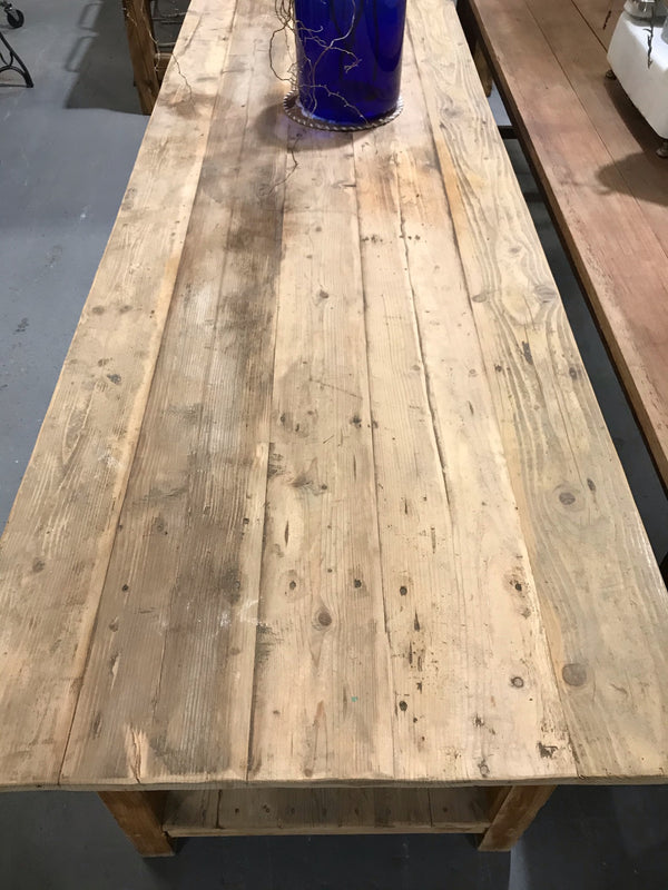Vintage European Farmhouse  Table   #3418 BYRON