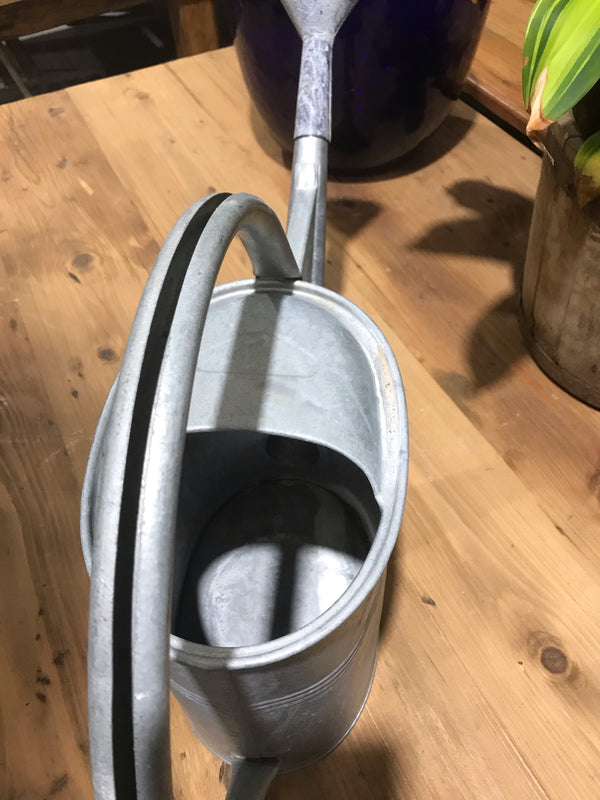 Vintage European  Galvenized Watering Cans #3422/ 2