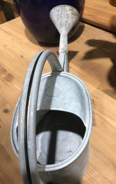 Vintage European  Galvenized Watering Cans #3422/ 3