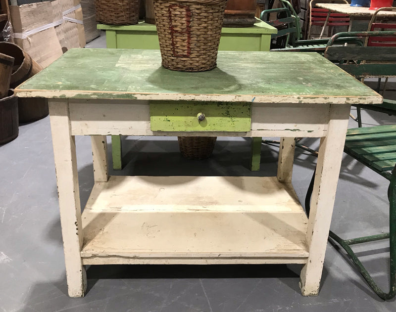 European Farmhouse Table # 3438/ 2