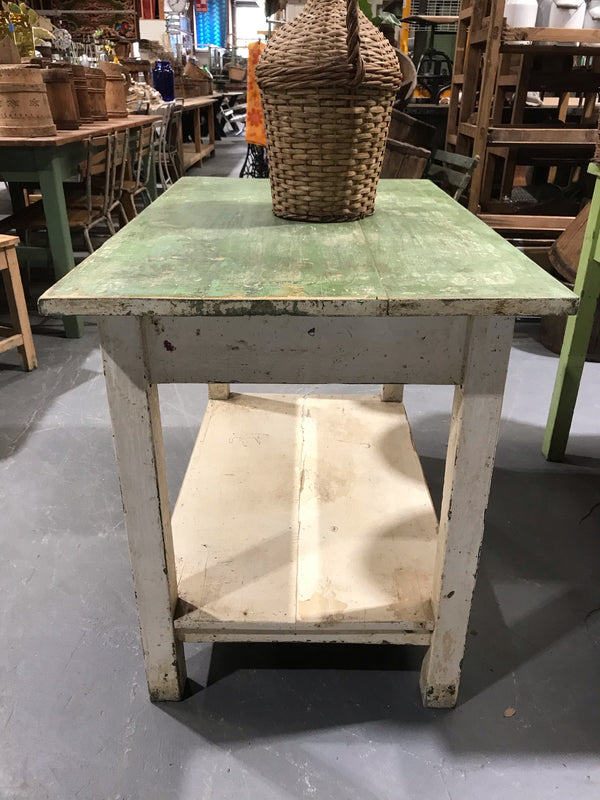 European Farmhouse Table # 3438/ 2