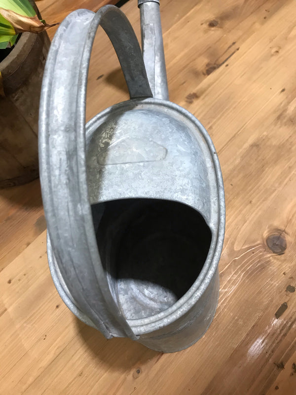 Vintage European  Galvenized Watering Cans #3446/ 2