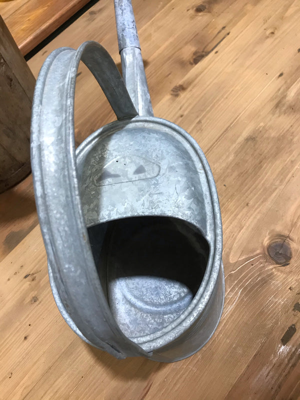 Vintage European  Galvenized Watering Cans #3446/ 3