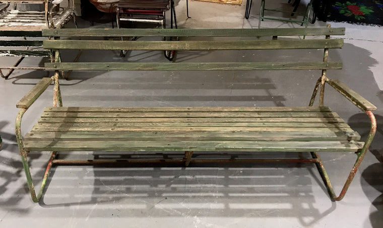 Vintage Garden Bench Seat  # 3448/ 2 Byron