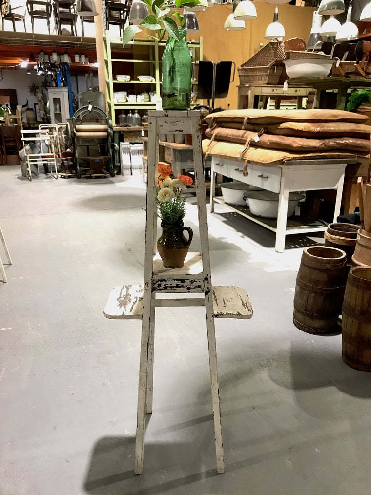 Vintage European Wooden Plant Stand #3449 F
