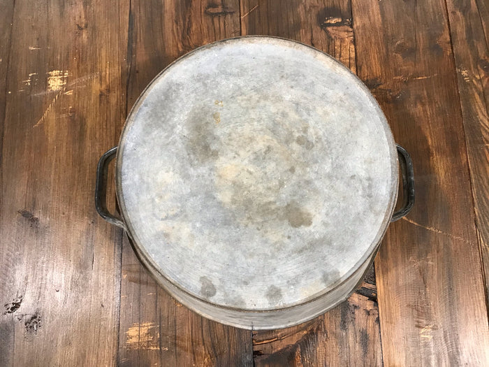 Vintage  European Galvanised Wash Tub # 3452 A
