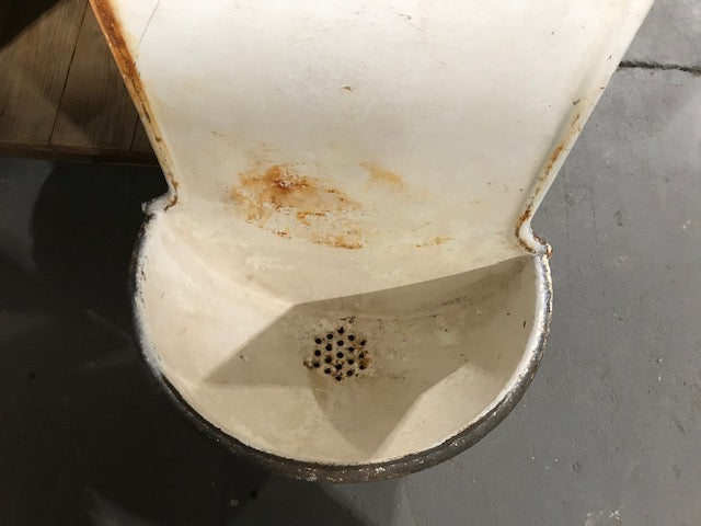 Vintage European Cast Iron Wall Fountain #3453 B