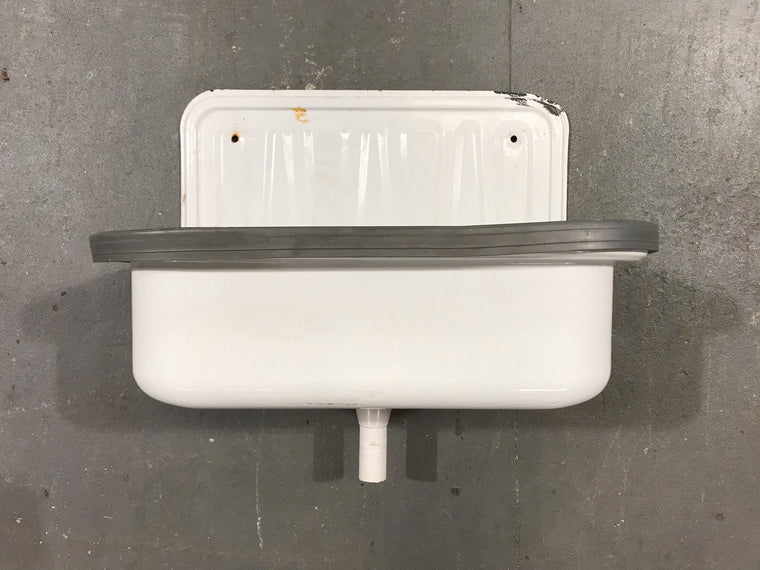 Vintage  European Enamel Wall Sink #3457 A