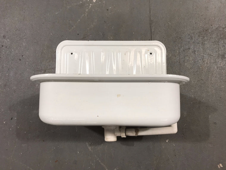 Vintage  European Enamel Wall Sink #3457 B