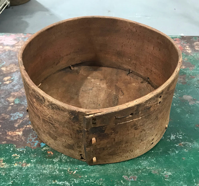 Vintage European Wooden Veggie Bowl  #3459 A Byron