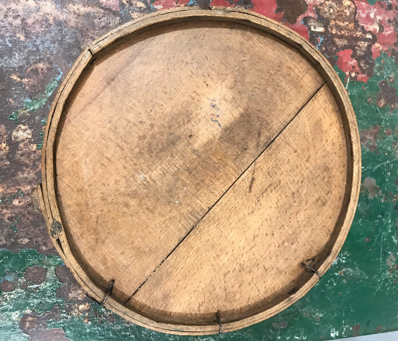Vintage European Wooden Veggie Bowl  #3459 B