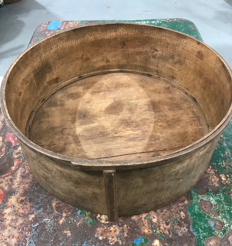Vintage European Wooden Veggie Bowl  #3459 C Byron
