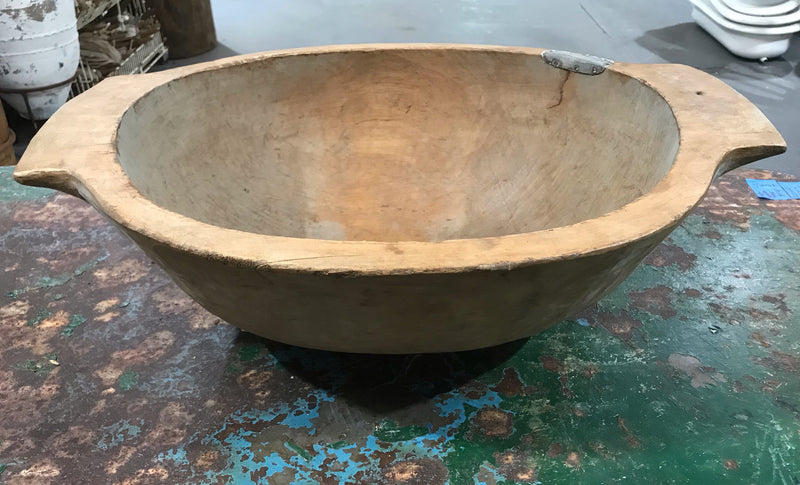 Vintage  European Wooden Bowl  #3460 B