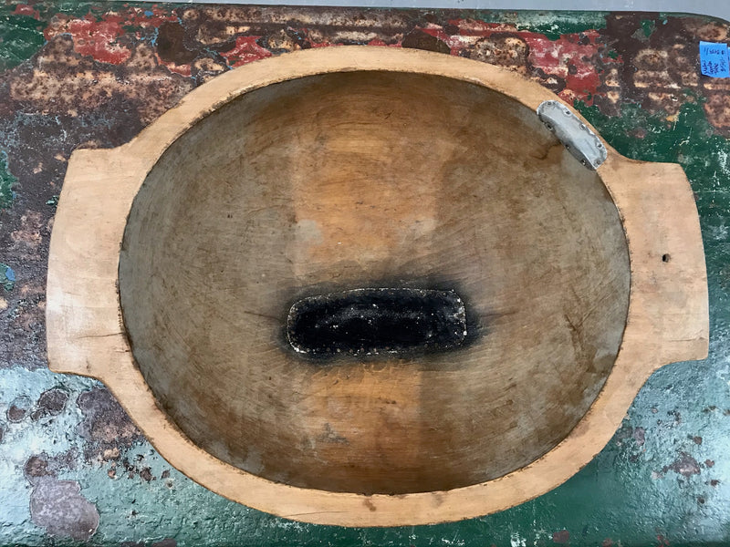 Vintage  European Wooden Bowl  #3460 B