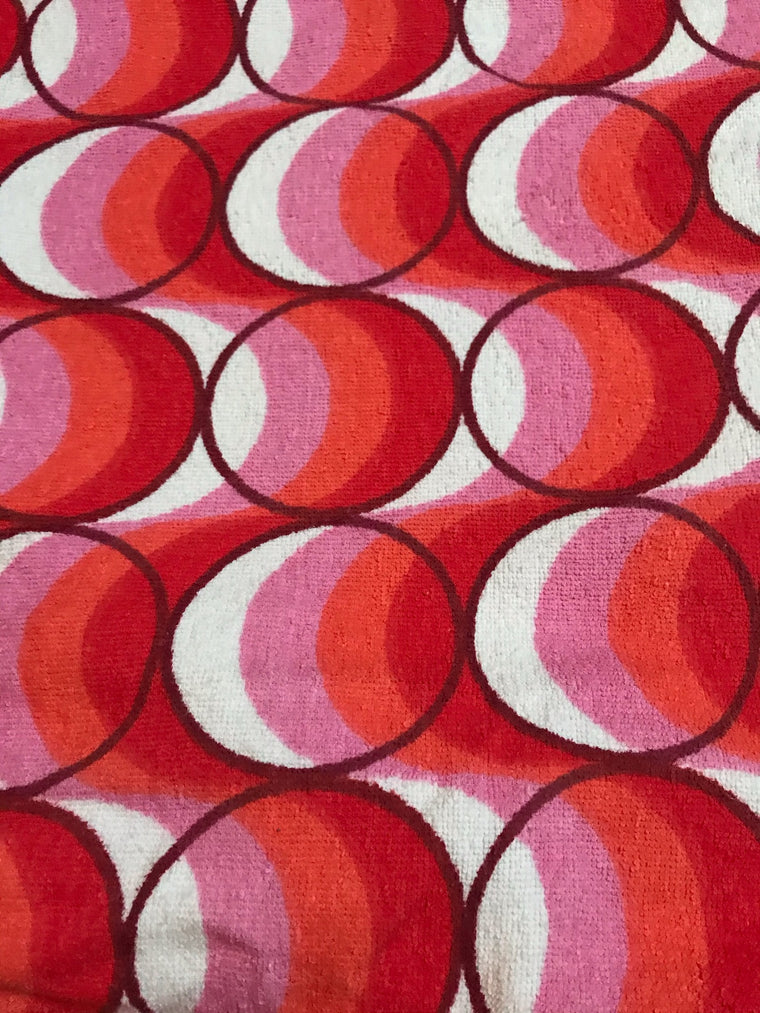Vintage Terry Towelling Curtain   #F206
