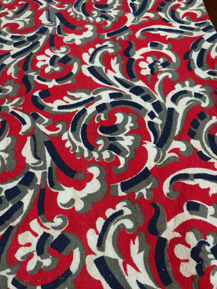 Vintage Terry Towelling Curtain   #F207