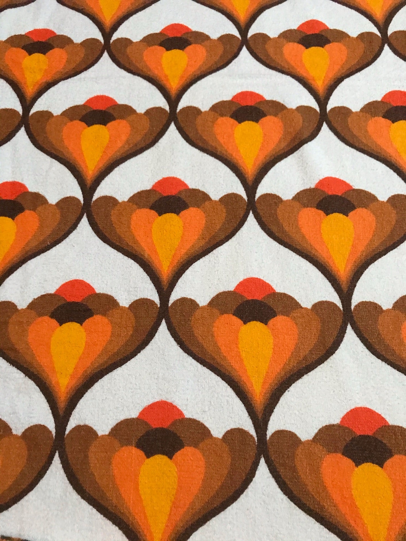 Vintage Terry Towelling Curtain   #F209