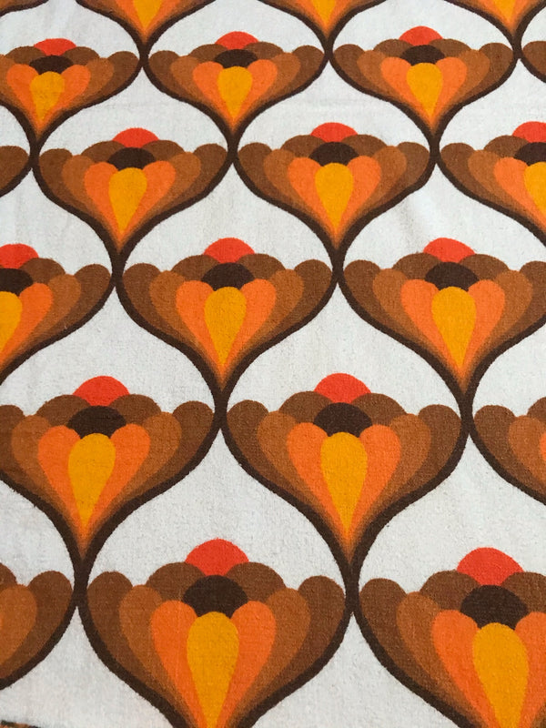 Vintage Terry Towelling Curtain   #F209