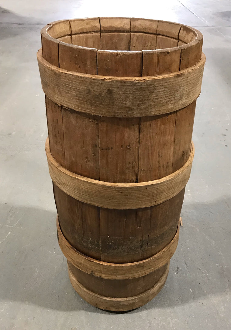 Vintage  European Wooden Churn #3464 A